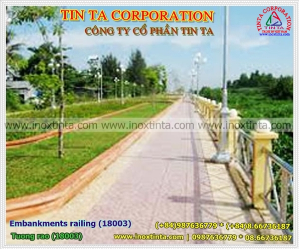 Embankments railing