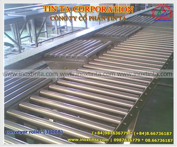 Stainless steel conveyor roller